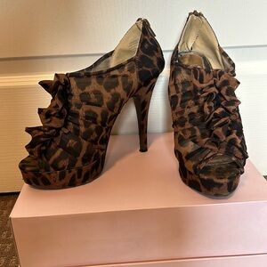 Animal print shoes